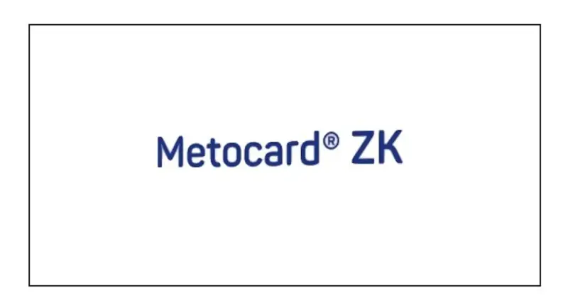 Logo Metocard ZK na białym tle.